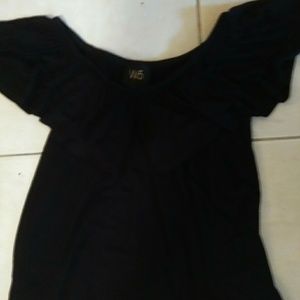 Top blacking the shoulders